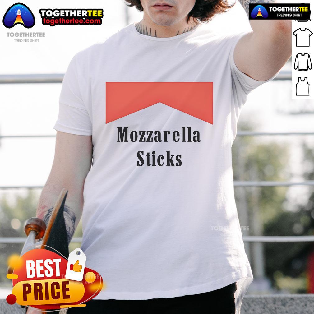 Good Mozzarella Sticks Logo T Shirt Good Mozzarella Sticks logo T-shirt featuring a playful design perfect for food lovers and cheese enthusiasts.