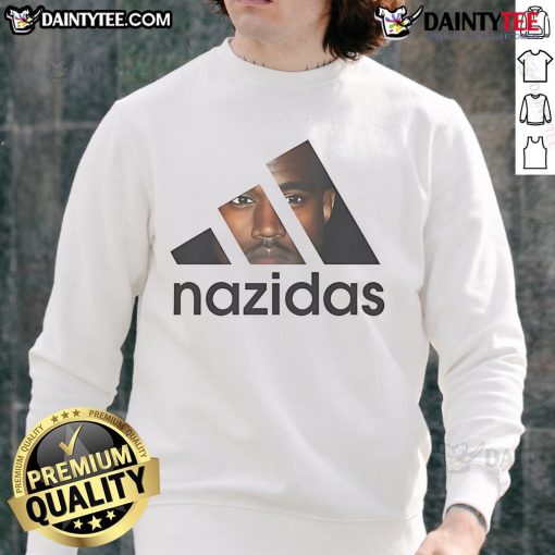 Good Nazidas Kanye West logo sweatshirt featuring bold graphics and a stylish design for fans of streetwear fashion.