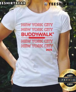 Alt Text: Good New York City Buddy Walk 2025 Ladies Tee showcasing vibrant design and comfortable fit for the event.