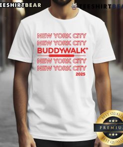 Good New York City Buddy Walk 2025 T-Shirt featuring vibrant graphics and supportive messaging for community awareness.