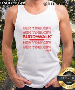 Good New York City Buddy Walk 2025 tank top featuring vibrant colors and a supportive design for participants.