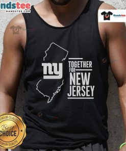 Good New York Giants Together for New Jersey tank top featuring team colors and logo, perfect for fans and game days.