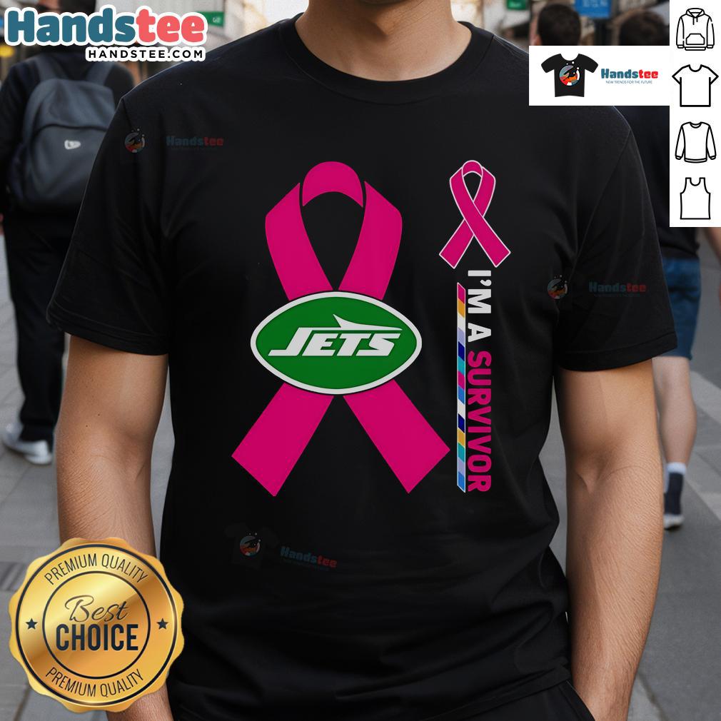 Good New York Jets X Cancer Awareness I'M A Survivor T Shirt Good New York Jets X Cancer Awareness 'I'M A Survivor' T-Shirt featuring bold graphics and team colors, perfect for supporters.