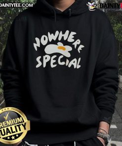 Good Nowhere Special Fried Eggs Hoodie featuring a vibrant egg graphic, perfect for casual wear and unique style.