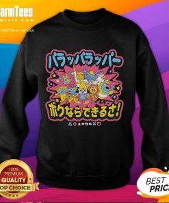 Vintage 1996 PaRappa the Rapper Town sweatshirt featuring colorful graphics and retro design, perfect for fans.