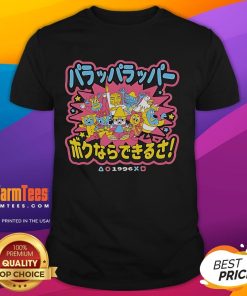 Good Parappa The Rapper Town 1996 T-Shirt featuring colorful graphics of the iconic video game character Parappa.