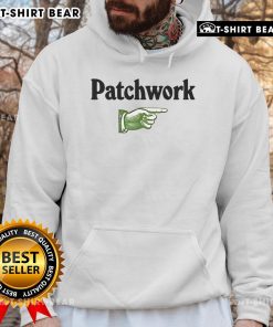 Good Patchwork This Way Ecru Hoodie featuring unique patchwork design, perfect for casual and stylish outfits.