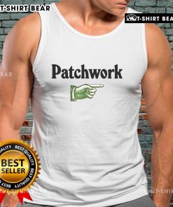 Good Patchwork This Way Ecru Tank Top featuring a stylish patchwork design and comfortable fit for casual wear.