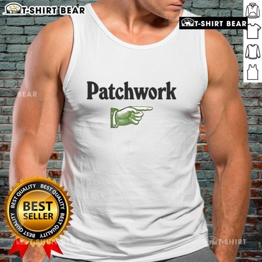 Good Patchwork This Way Ecru Tank Top featuring a stylish patchwork design and comfortable fit for casual wear.