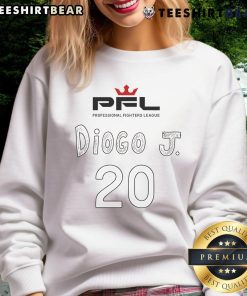 Good PFL Gustavo Oliveira tribute sweatshirt featuring Diogo Jota design, perfect for fans of MMA and sports apparel.