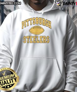 Good Pittsburgh Steelers Gridiron Hoodie showcasing team colors and logo, perfect for fans supporting the Steelers.