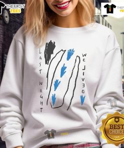 Cozy Good Polar Last Night We Lived Sweatshirt in a stylish design, perfect for casual winter wear.