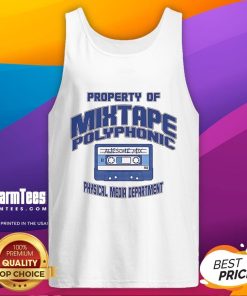 Good Property mixtape tank top from the Polyphonic Physical Media Department, featuring vibrant graphics and a stylish fit.