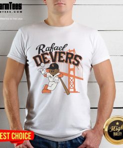 Good Rafael Devers Boston Red Sox baseball mid-summer t-shirt featuring vibrant graphics and team colors.