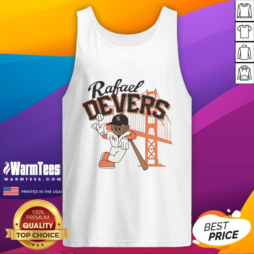 Good Rafael Devers Boston Red Sox Baseball Mid Summer Tank Top Rafael Devers in a Boston Red Sox mid-summer tank top, showcasing team spirit and summer style on the baseball field.