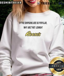 Good Reeses sweatshirt featuring The Simpsons design, perfect for fans of the iconic animated series and stylish comfort.
