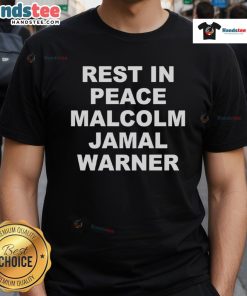 Good Rest In Peace Malcolm Jamal Warner T-Shirt featuring a heartfelt tribute design in vibrant colors.