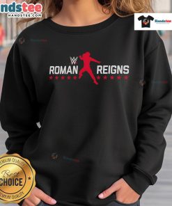 Good Roman Reigns Stars Logo Sweatshirt featuring a bold design and comfortable fit for wrestling fans.