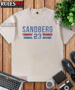Good Ryne Sandberg Forever 23 washed t-shirt featuring a retro design, perfect for baseball fans and vintage apparel lovers.
