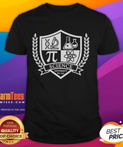 Good Science University Est 1543 T-Shirt featuring a classic design celebrating academic excellence and heritage.