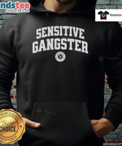 Good Sensitive Gangster Hoodie in black, showcasing stylish design and comfortable fit for urban fashion enthusiasts.