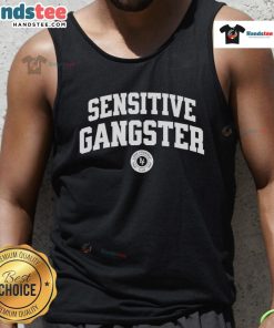 Good Sensitive Gangster Tank Top featuring bold graphic design, perfect for casual streetwear style and comfortable fit.