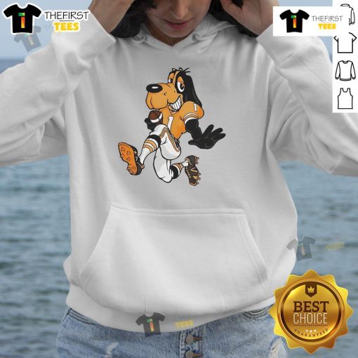 Good Smokey Vol Tennessee Football Hoodie in vibrant orange with team logo, perfect for game day and fan apparel.