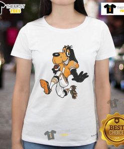 Good Smokey Vol Tennessee Football ladies tee featuring vibrant team colors and a stylish design for fans.