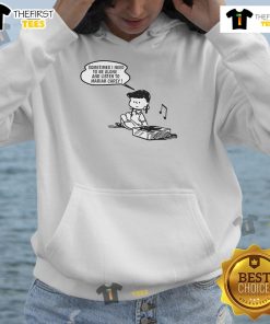 Cozy 'Good Sometimes I Need to Be Alone and Listen to Mariah Carey' hoodie in a stylish urban setting, perfect for music lovers.