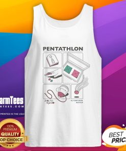 Stylish Good Squid Game Pentathlon Tank Top featuring vibrant graphics and a comfortable fit for fans of the series.