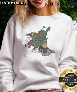 Stylish Good Star Wars Boba Fett character sweatshirt featuring iconic design and comfortable fit for fans.