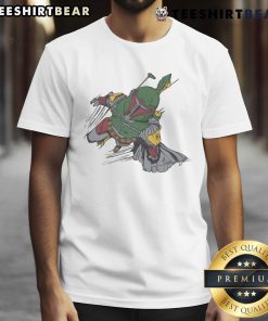 Good Star Wars Boba Fett character T-shirt featuring detailed graphics and vibrant colors, perfect for fans and collectors.