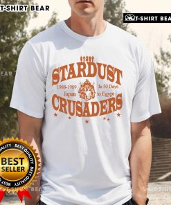 Good Stardust Crusaders 1988 1989 Japan In 50 Days To Egypt T-Shirt featuring vibrant graphics and retro design.