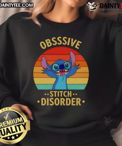 Retro sweatshirt featuring 'Good Stitch Obsessive Disorder' design, perfect for cozy, stylish outfits and craft lovers.