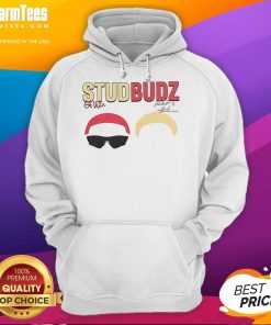 Natisha Hiedeman and Courtney Williams in Good Studbudz signature hoodie, showcasing stylish sportswear.