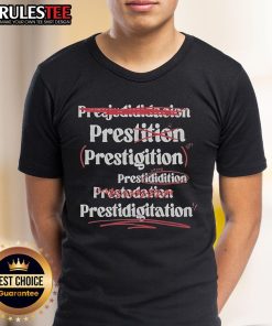 Good Tales From The Stinky Dragon Prestidigitation Spelling T-Shirt featuring vibrant graphics and playful design for fans.