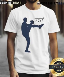 Good Tarik Skubal silhouette baseball player signature t-shirt design featuring a striking graphic and bold colors.