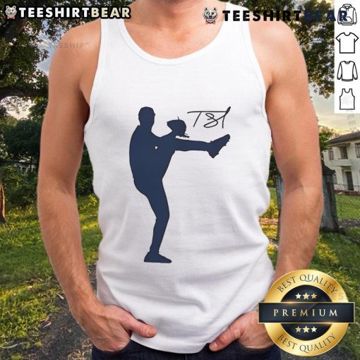 Good Tarik Skubal silhouette player baseball signature tank top, showcasing a stylish design for baseball fans.