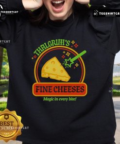 Good Thalgrim's Fine Cheese sweatshirt featuring 'Magic in Every Bite' design, perfect for cheese lovers and cozy wear.