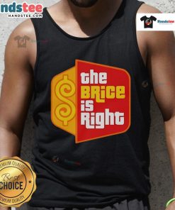 Stylish Good The Brice Is Right tank top featuring a bold graphic design, perfect for summer casual wear.