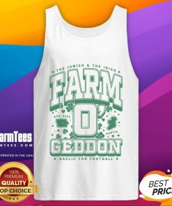 Good The Iowish and The Irish Farm OGeddon Gaelic for Football tank top in max collegiate style, perfect for fans.