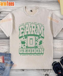 Good The Iowish And The Irish Farm OGeddon Gaelic football t-shirt in collegiate style, perfect for sports enthusiasts.