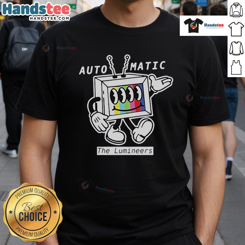 Good The Lumineers 2025 Automatic World Tour Tv T Shirt Good The Lumineers 2025 Automatic World Tour TV T-Shirt featuring vibrant graphics and tour details, perfect for fans.