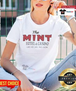Ladies tee at Good The Mint Hotel Casino in Las Vegas, featuring vibrant colors and stylish design perfect for summer.