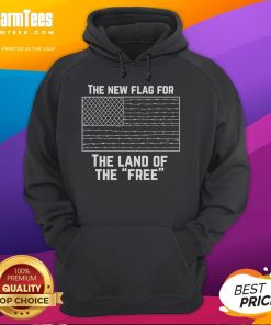 Good The New Flag For The Land Of The Free Hoodie showcasing a vibrant design, perfect for patriotic fashion enthusiasts.