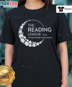 Good The Reading League Iowa tee inspiring change and sharing knowledge, featuring a stylish design for women.