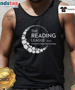 Good The Reading League Iowa tank top featuring inspiring design promoting literacy and community change.