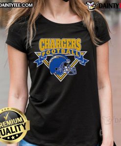 Alt Text: Navy Los Angeles Chargers ladies tee from Good The Wild Collective, perfect for game day and casual wear.