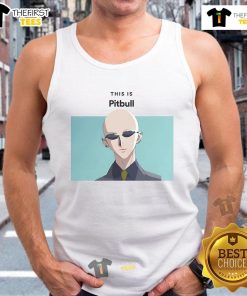 Anime tank top featuring a cool pitbull design, perfect for fans of Yasu and stylish casual wear.