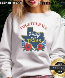 Cozy Texas flower sweatshirt featuring vibrant floral design, perfect for casual outings and showcasing Texas pride.